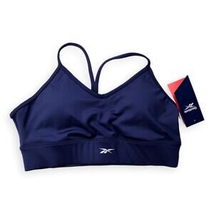Reebok ID Train Tri-Back Sports Bra - Medium Support L NWT